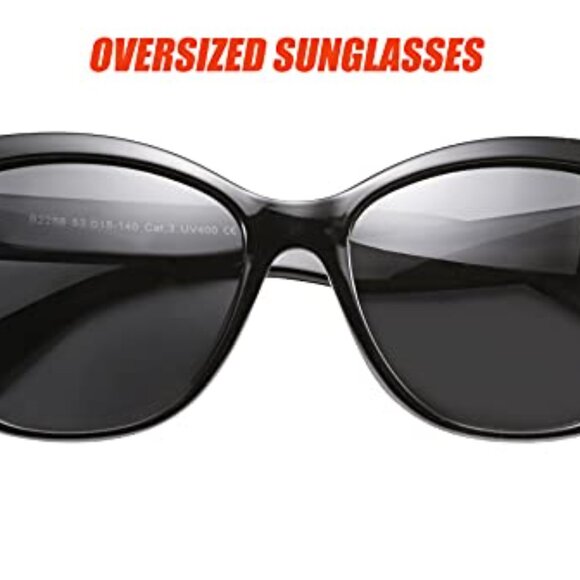 Vintage Square Cat Eye Sunglasses Polarized UV400 Protection Classic Retro
